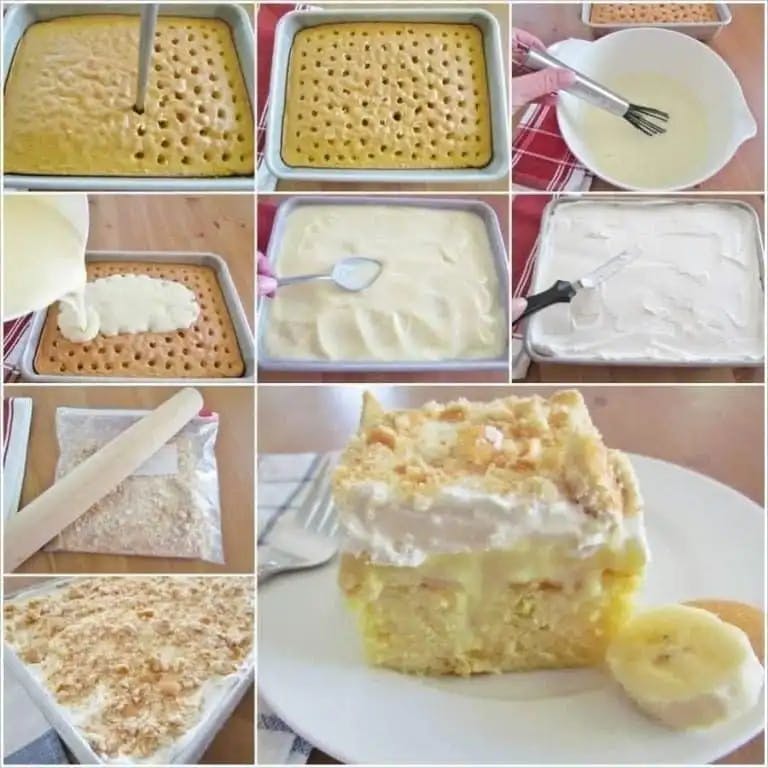 Titelbild für Lush Banana Pudding Cake !