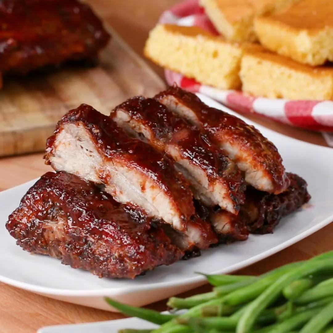 Titelbild für Baked BBQ Baby Back Ribs