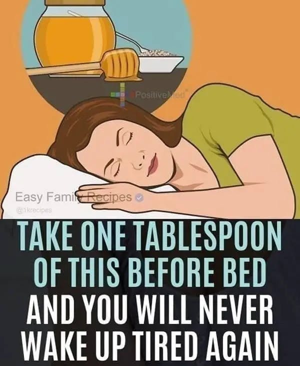 Titelbild für Take 1 tablespoon before going to bed and you will never wake up tired again !