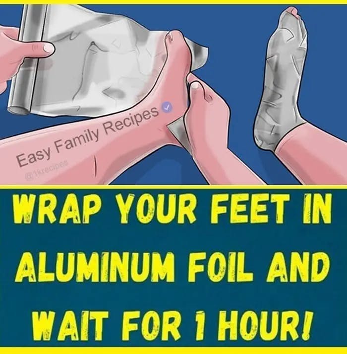 Titelbild für Wrap your feet in a few layers of aluminum foil