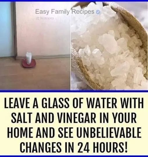 Titelbild für Leave a cup of water with salt