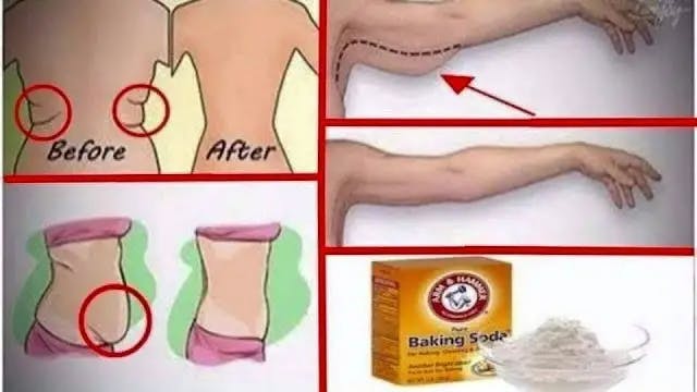 Titelbild für How to use baking soda to get rid of the abdomen, arm and thigh