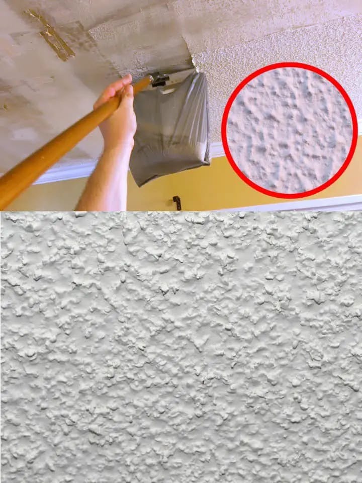 Titelbild für Say Goodbye to Popcorn Ceiling: Step-by-Step Removal Guide