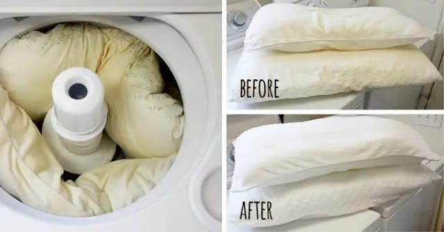 Titelbild für How to whiten & wash pillows