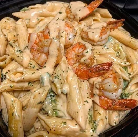 Titelbild für Shrimp & Broccoli Alfredo