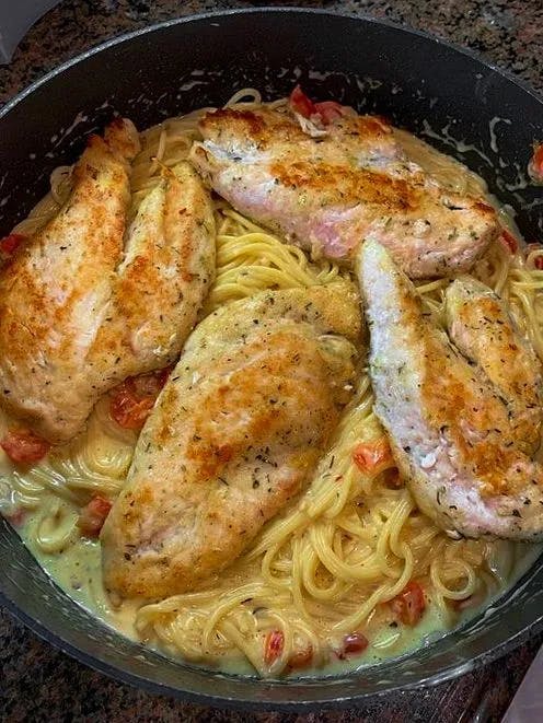 Titelbild für Italian Scampi Chicken Pasta