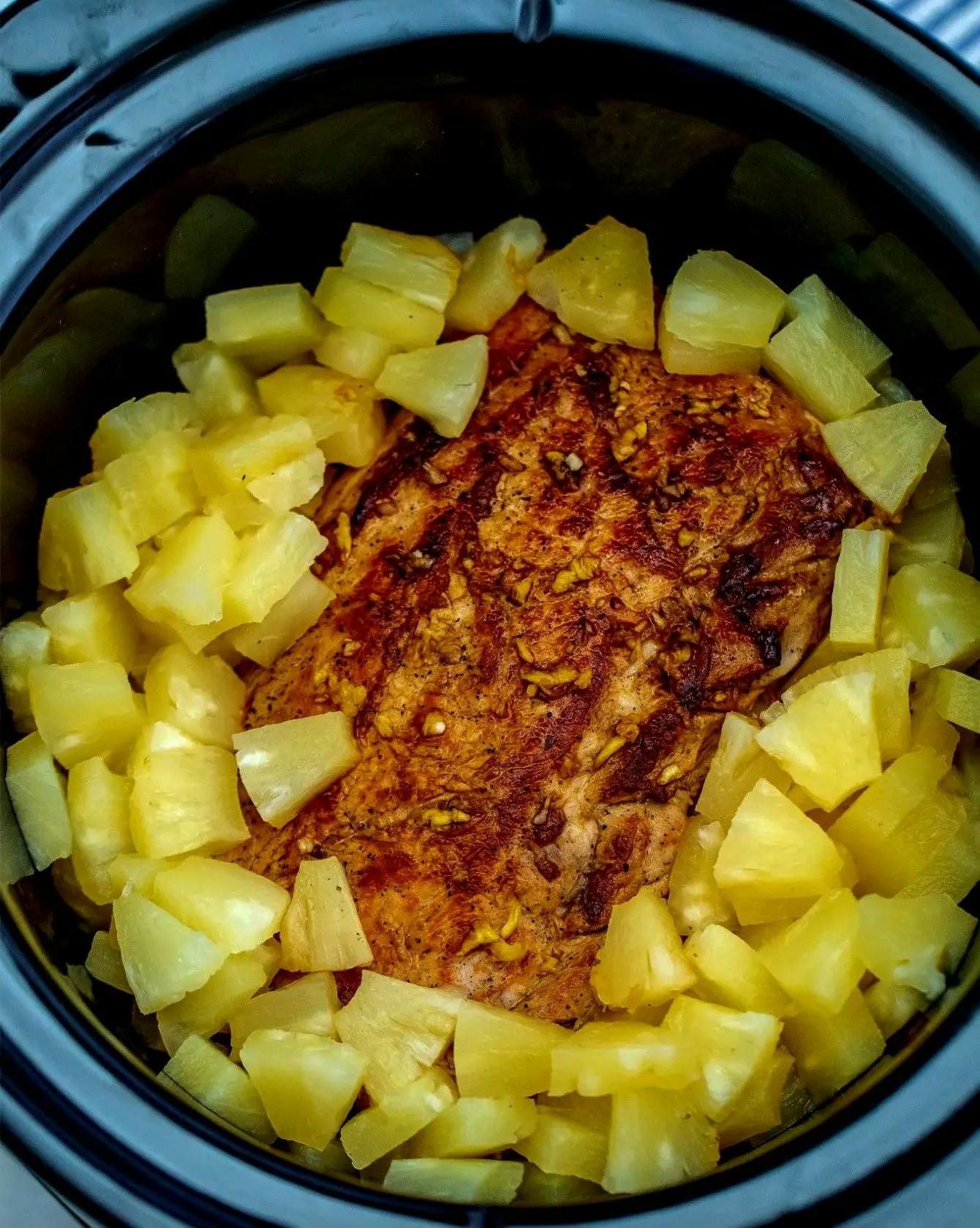 Titelbild für CrockPot Pineapple Pork Loin
