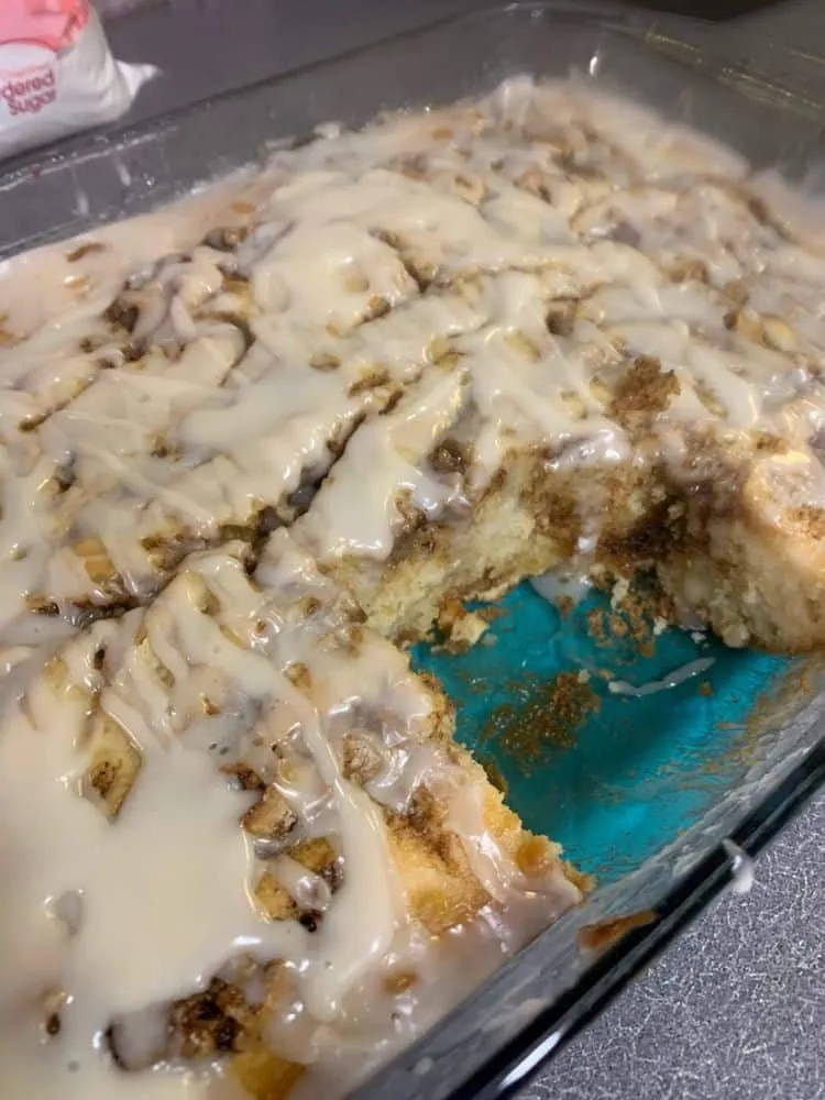 Titelbild für Cinnamon Roll Cake