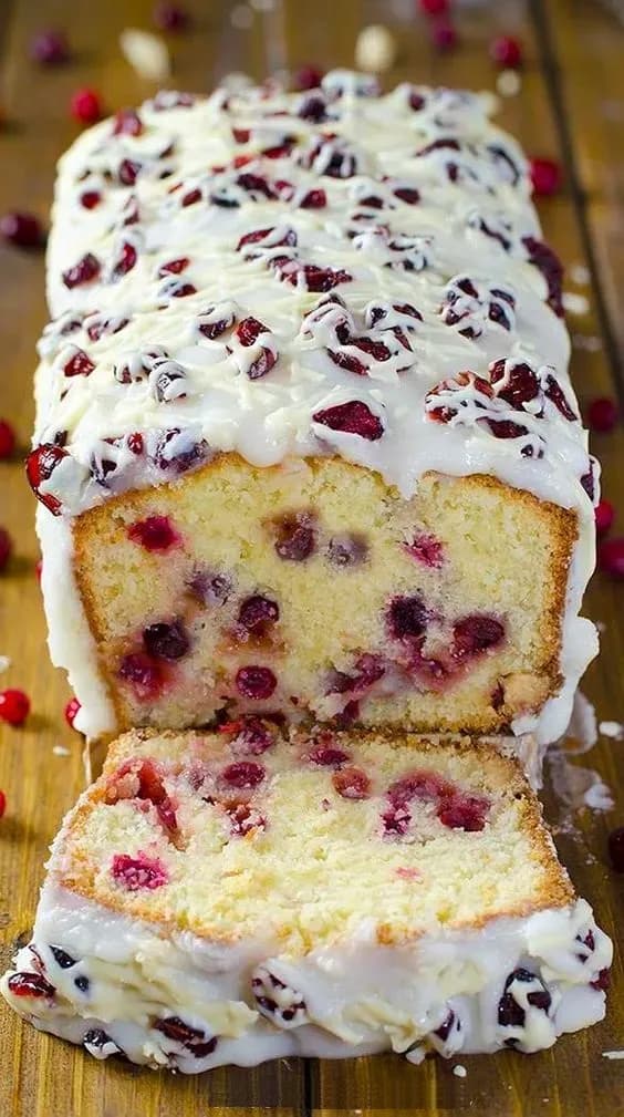 Titelbild für Christmas Cranberry Pound Cake