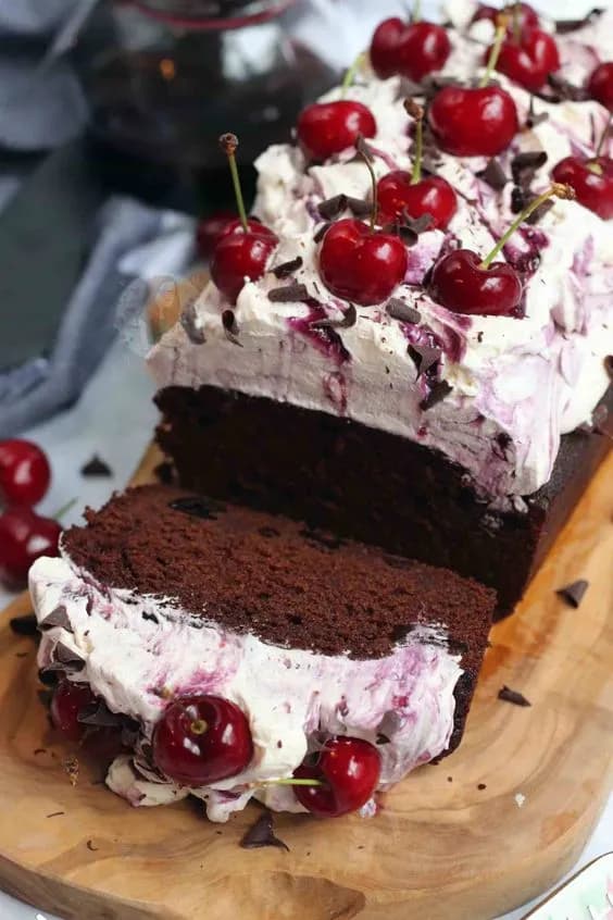 Titelbild für Black Forest Loaf Cake