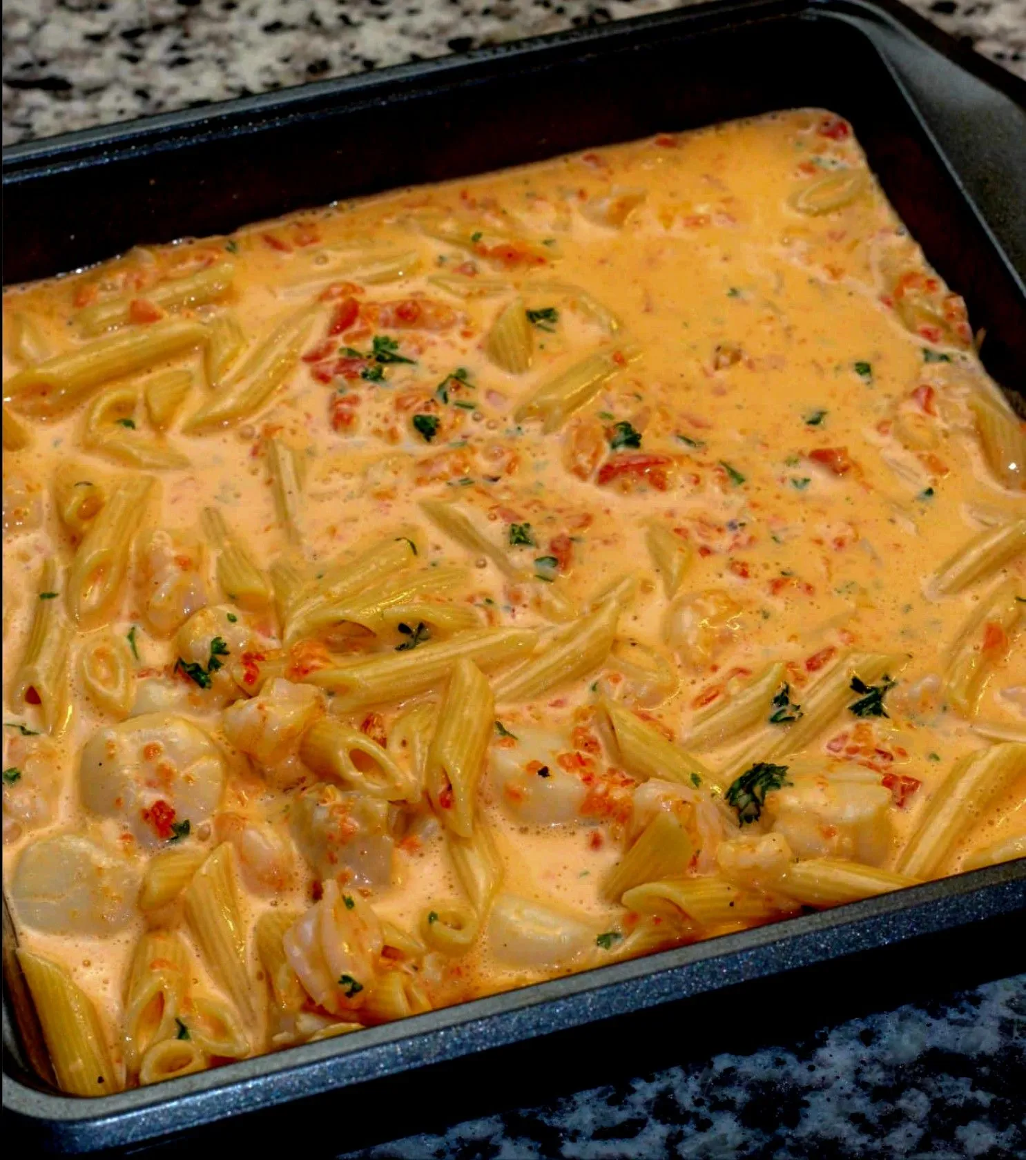 Titelbild für Baked Shrimp With Ziti