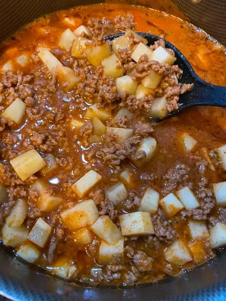 Titelbild für Ground Beef with Potatoes