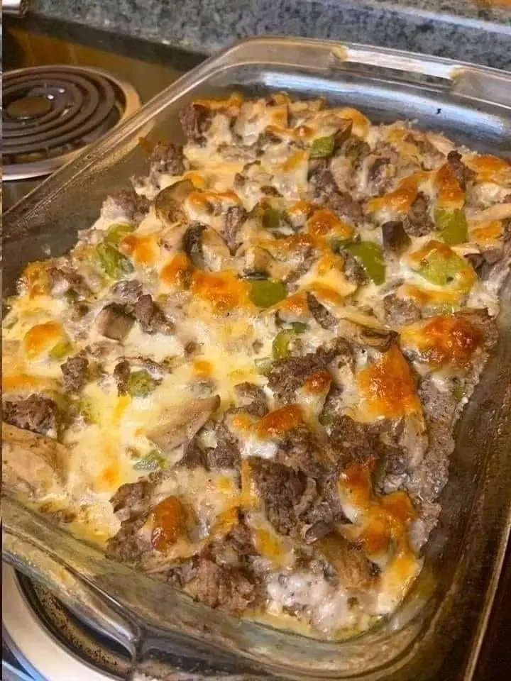 Titelbild für Philly Cheese Steak Casserole