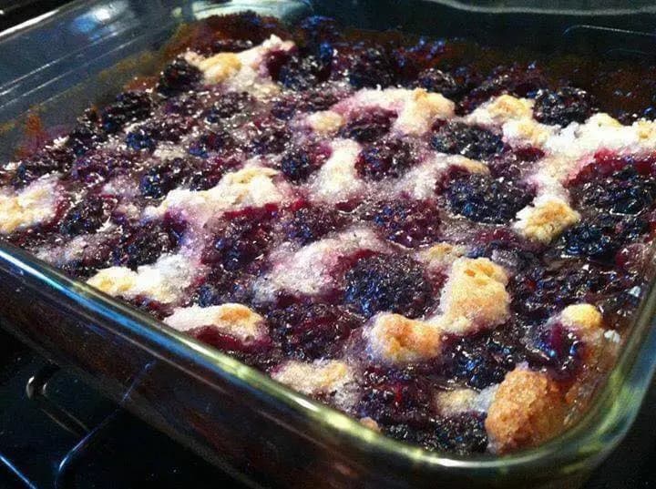 Titelbild für Homemade Kentucky Blackberry Cobbler