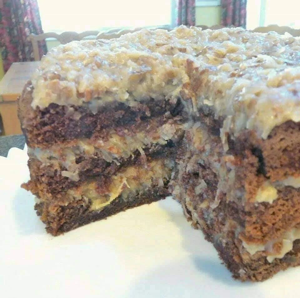 Titelbild für Homemade German Chocolate Cake