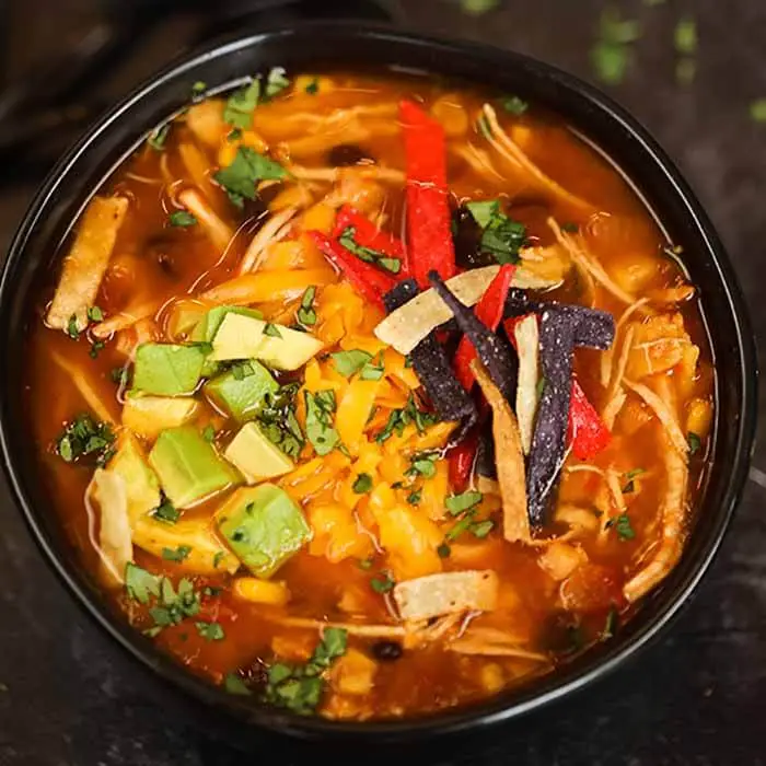 Titelbild für Chicken Tortilla Crock Pot Soup