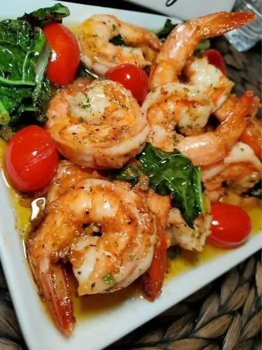Titelbild für Shrimp Loaded Sweet Potato