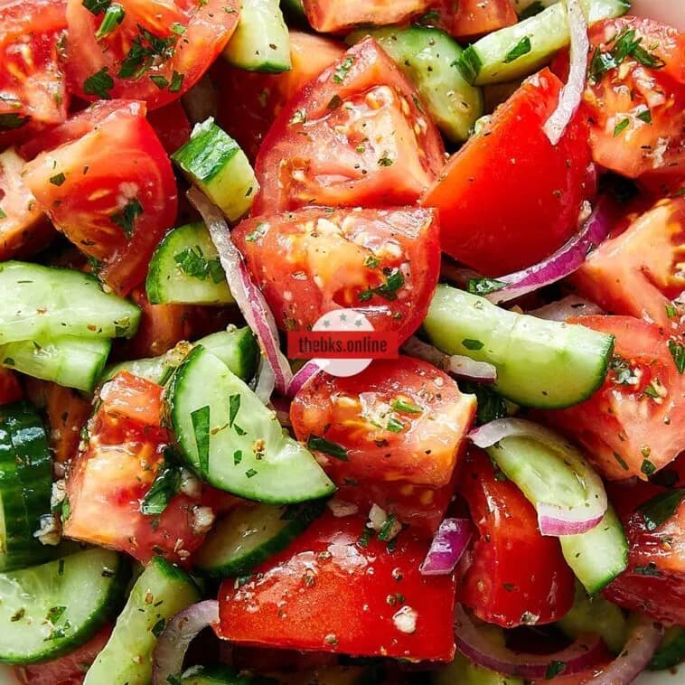 Titelbild für ITALIAN CUCUMBER AND TOMATO SALAD