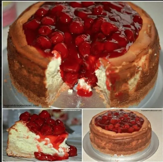Titelbild für Sugar Cookie Cherry Cheesecake