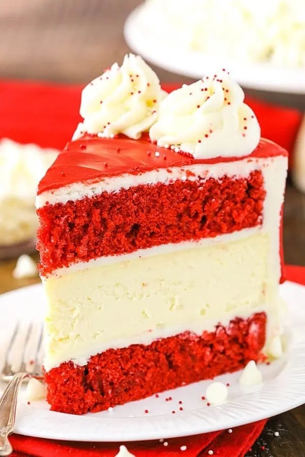 Titelbild für Red Velvet Cheesecake Cake