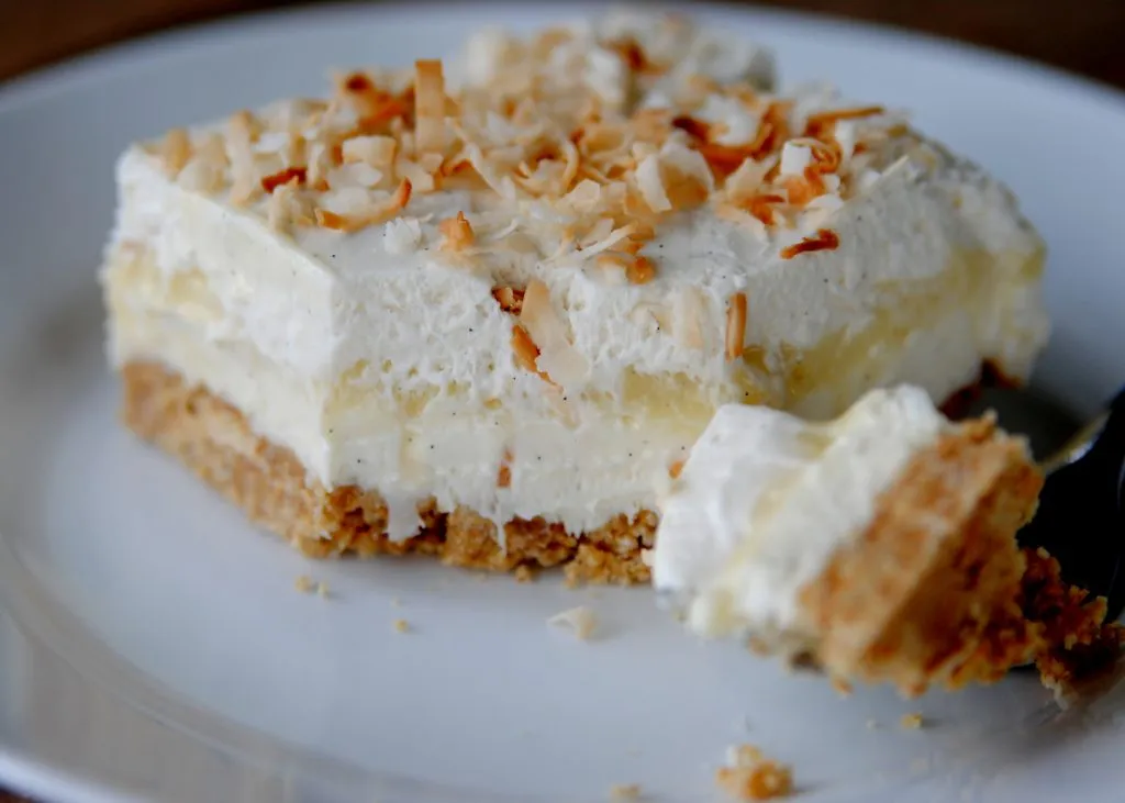 Titelbild für Coconut cream pie bars